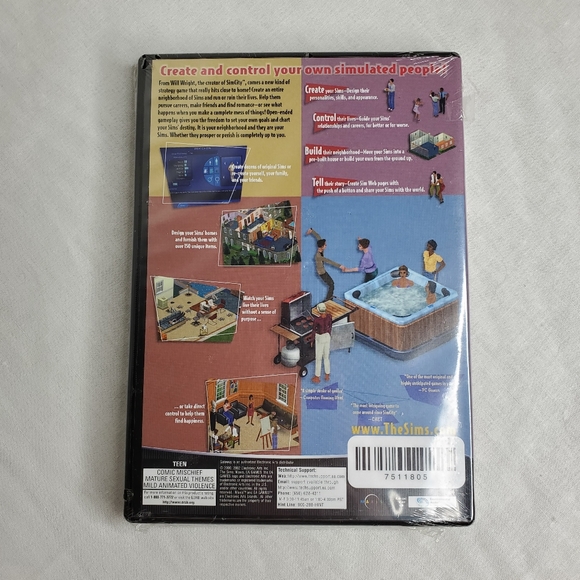 ๐ The Sims 1 Original PC Game 2000 2002 EA People Simulator Sealed - Picture 2 of 7